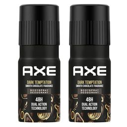 AXE Men Set of 2 Dark Temptation Long Lasting Deodorant Body Spray - 96g (150ml) each-41