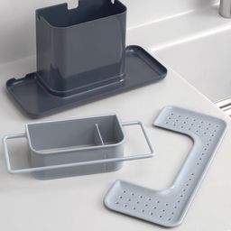 Joseph Joseph Grey Large Kitchen Sink Caddy-image-1