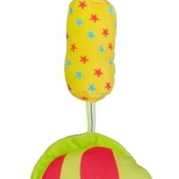 "Vibrant Fish Plush Hanging Toy with Star Cylinder for Babies and Toddlers" Rattle-2
