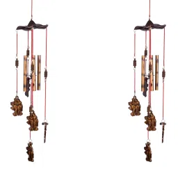 Radha Krishna Wind Chimes Sound for Home Décor,Wall Hanging,Gift,Soundbells Aluminium Windchime-image-14