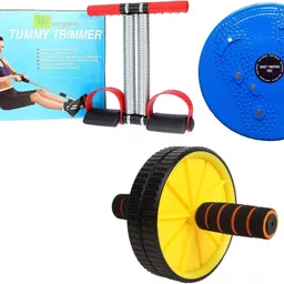 manogyam Acupressure Tummy Twister, AB Wheel Roller & Tummy Trimmer Fitness Accessory Kit Kit-picture-19