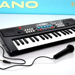 37-Key Musical Piano Keyboard with Microphone 430A1 Song Record Feaure_L613-image-61