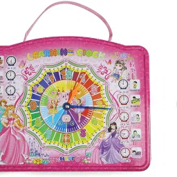 3 in 1 Learning Clock , Daily Routine & White Board megnetic , Learning & Educational Toy Multicolor-23