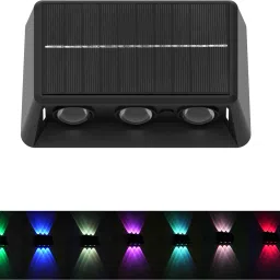 Homehop Solar Light Outdoor Home Wall Wireless Colour Led Light For Balcony Decor-21