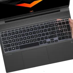 Saco Silicone Skin Keyboard Protector Cover for HP Victus 15.6 inch FHD Gaming Laptop (Model-2022) 15-FA and 15-FB Series Keyboard Skin-18