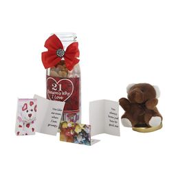 INTERNATIONAL GIFT 21Red & Brown 3 Pieces Valentine's Day Gifts Set-image-67