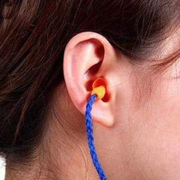 G-TRADE Reusable Hearing Protection Water Sports Swim Swimming Soft Silicone Corded String Ear Plugs with Rope for Multiple-Use (Multicolour) image 4