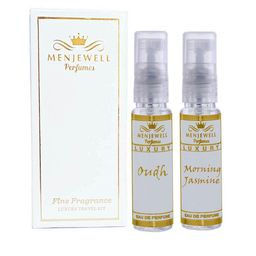 Menjewell Luxury Set of Morning Jasmine & Oudh Eau De Parfum - 10 ml each-21