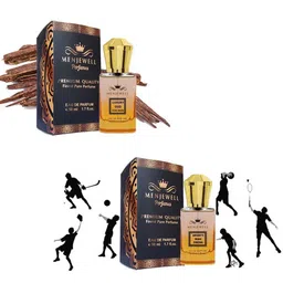 Menjewell Men Set Of 2 Sporty Man Eau de Parfum & Luxury Oud Eau de Parfum - 50ml Each-17