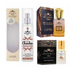 Menjewell Pack of 3 Medium Woody Fragrance Perfume-29