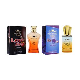Menjewell Men Set of 2 Love On Fire (100ml) & Sea Oak (50ml) Eau de Parfum-16
