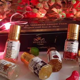 Menjewell Set Of 6 Indian's Attar - 3ml Each-24