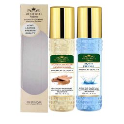 Menjewell Men Set of Musky Chandan Sandalwood & Aqua Fresh Eau De Parfum - 120 ml each-31