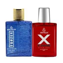 JOHN PHILLIPS Set Of 2 Eau De Parfum - Men Frozen 100ml & XX-Zone Style Icon 60ml-picture-20