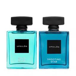 UPSILON Men Set Of 2 Eau De Parfum 100ml Each - Shooting Star & Wild Blue-3