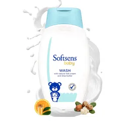 Softsens Baby Natural Milk Cream & Shea Butter Tear Free Body Wash 200ml-picture-19
