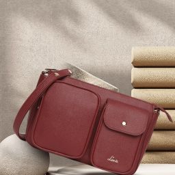Maroon Women Sling Bag Pro 3C Topzip Sling Bag-image-80
