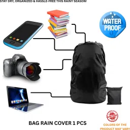 QuriosityIN 001 Dust Proof, Waterproof School Bag Cover, Laptop Bag Cover, Luggage Bag Cover, Trekking Bag Cover-image-84