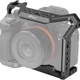 SUPERNIC A7R3 Metal Cage for A7S3, A7M3, A9 Built-in Quick Release A7R3 Metal Cage for A7S3, A7M3, A9 Built-in Quick Release Plate for Arca-Type, Camera Rig-picture-19