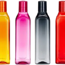 Plastic Water Bottles Rectangular Pattern 1000 ml Bottle-36