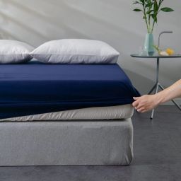 Fitted Queen Size Breathable, Stretchable, Waterproof Mattress Cover-image-49