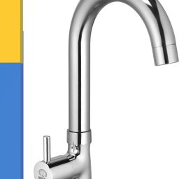 SINK COCK (HEAVY DUTY) SWAN NECK WITH REVOLVING BRASS SPOUT KITCHEN SINK TAP [FLEXIBLE SINK TAP] BATHROOM TAP [WATER TAP] BASIN TAP [TAP] Pillar Tap Faucet-image-17