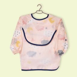 Long Sleeved Bib with Pocket for Kids,Washable & Waterproof for 6-24 Months-image-84