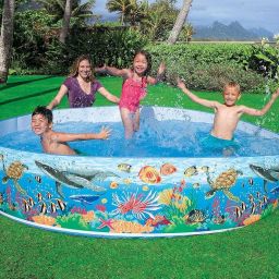 Big Deal Snapset 4 Feet Kids Inflatable Water Pool Bath Tub Swimming Pool-13