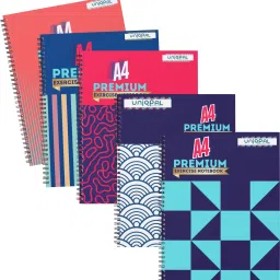 Spiral-Bound Ruled Notebook, A4 Notebook Ruled 200 Pages-image-13
