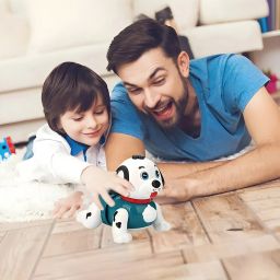 New Arrival Pet Robot Intelligent Electric Pet Dog with Light and Music Function-image-2