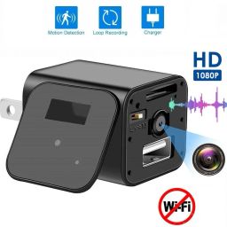 OSHSIZ USB Small Plug Charger Hidden Security Camera 1080P for Home/Office Monitoring Security Camera-10