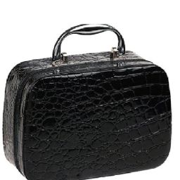 Women Black Cosmetic Bag-image-8