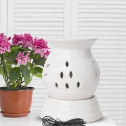 PEEPRESION White Round Diffuser 1 Oil C-8 Home Décor Scented Diffuser Diffuser image 2