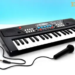X45 Keys Piano Toy with Microphone, USB Power Cable & Sound Recording Best Birthday Gift for Boys and Girls Musical Instruments Analog Digital Piano-image-63