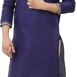 Men Pure Silk Kurta Pyjama Set-image-54