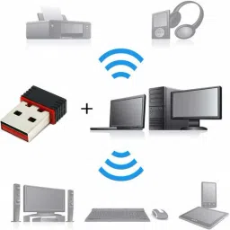 Manorma Wi-Fi Receiver 300Mbps, 2.4GHz, 802.11N USB 2.0 Wireless Mini Wi-Fi Network USB Adapter image 3