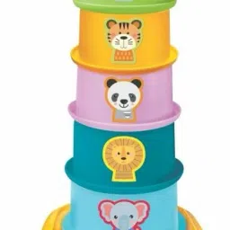 Games And Toys Cuppy Shappy Stacking & Sorting 3 in 1 Fun Set for 1-3 Years Kids-4