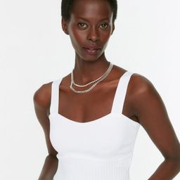 Trendyol Shoulder Straps Fitted Crop Top-image-38