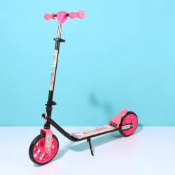 Kick scooter for girls and boys with smooth brakes barring & big wheels-image-49