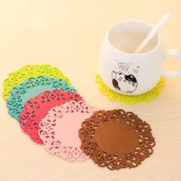 Silicone Mat Cup Cushion Heat Mat Resistant Waterproof Oil-Proof Table Pot Pad Mat Trivet-image-83