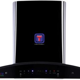 DEO PLUS 90CM Auto Clean Wall Mounted Black 1200 CMH Chimney-image-74