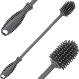 Silicone Cleaning Brush Long Dishwashing Brush Glass Brush Bottle Brush-image-91