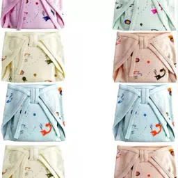 New Born Baby Cotton Cloth Nappy U Shaped Washable and Reusable Nappies-image-92
