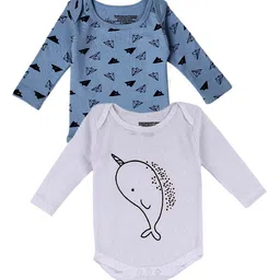 MUSH Kids Pack Of 2 Printed Bamboo Bodysuit-image-16