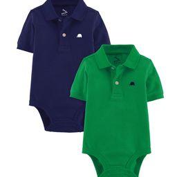 Zeezeezoo Infants Pack Of 2 Solid Cotton Bodysuits-image-79
