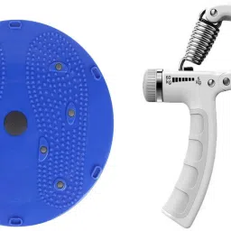 Fitness Combo of Tummy Twister and Hand Gripper With Counter Fitness Accessory Kit Kit-14