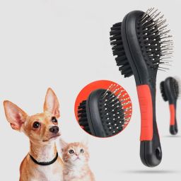 breedo (Combo Of 2) Imported Dog Slicker + Hair Brush With Complimentary Pack Perfume Basic Comb forDog & Cat, Dog, Monkey, Rabbit, Hamster image 3