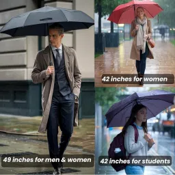 Umbrella, 3 Fold with Auto Open and Close 02 Umbrella-image-97