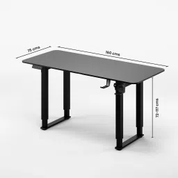 green soul Greensoul Alex Multi-Purpose Electric Height Adjustable Computer Workstation Engineered Wood Office Table image 4