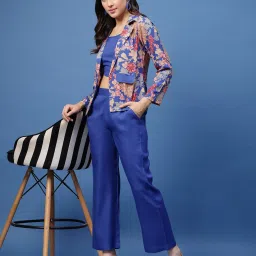 Top Pant Co-ords Set with Jacket-image-11